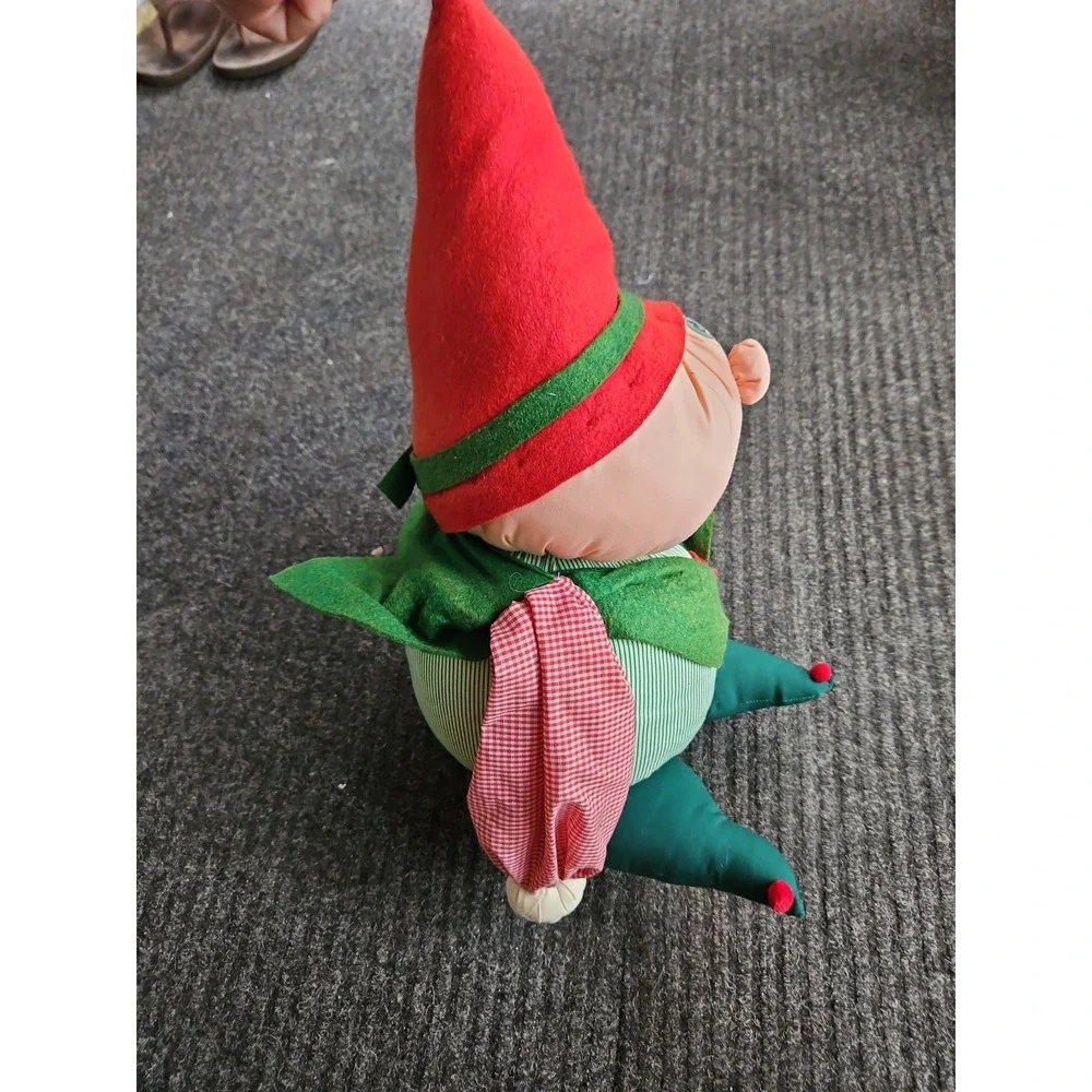 Vintage Christmas Elf Plush Puffalump Puffy Happy Pixie 18